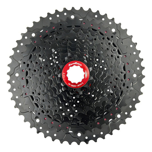 Cassette Mtb 11 Velocidades Sunrace Mx8 11-50 Dientes Negro Acero