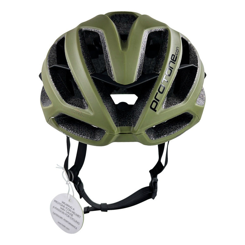 Casco Para Bicicleta Kask Protone Icon Original Ruta Mtb Verde Oliva