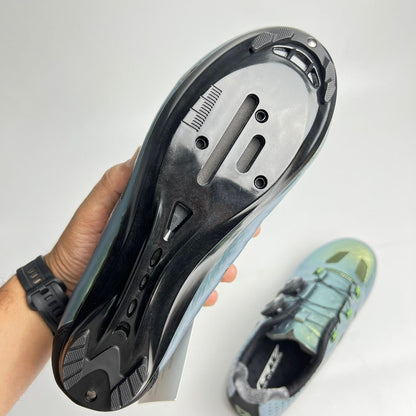 Zapatillas Ciclismo Gw Bicicleta De Ruta Doble Boa Verde