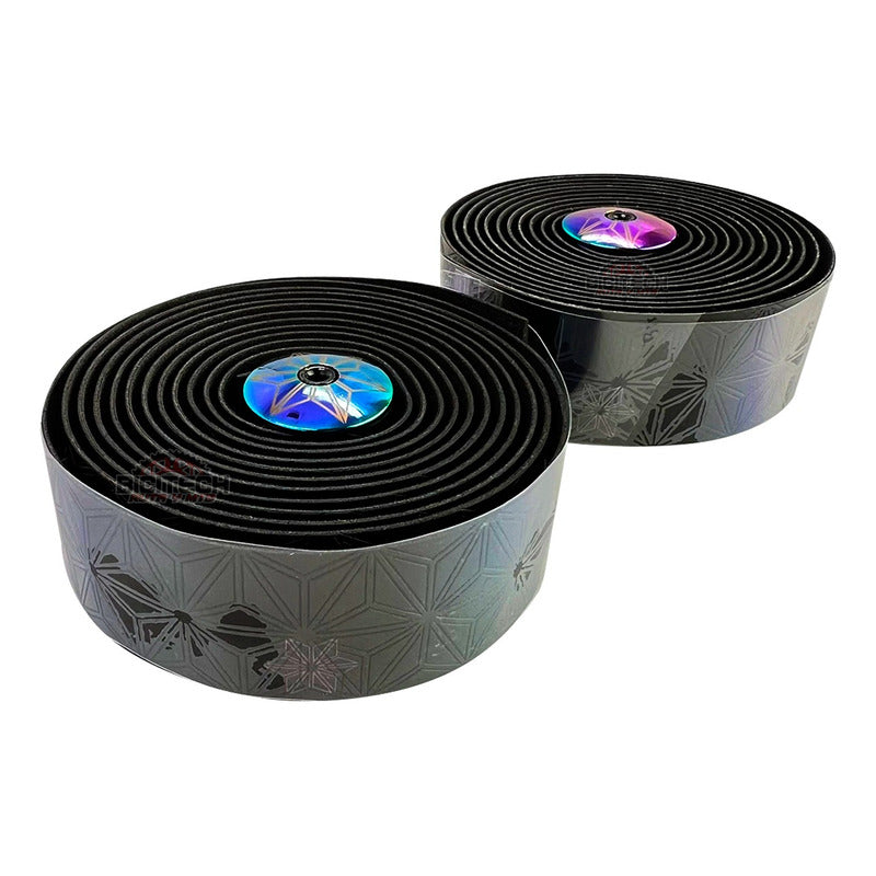 Cinta Manubrio Bicicleta Ruta Supacaz Negro Tornasol