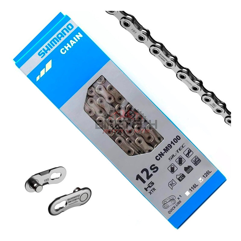 Pacha 12 Velocidades Gw 11-50 Mtb + Cadena Shimano Xtr 11 50 Gris