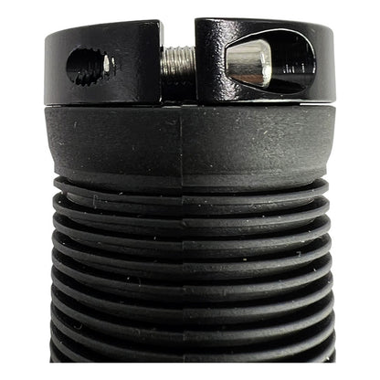 Puños Bmx Spark G275 Silicona Doble Bloqueo 115mm Negros Negro