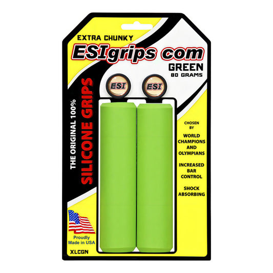 Mangos De Bicicleta Esi Grips Extra Chunky Verde Mtb