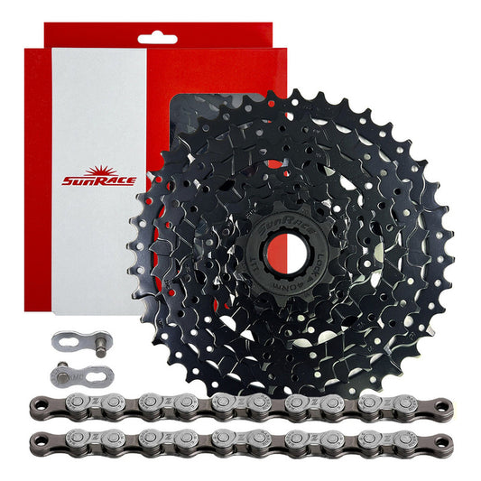 Pacha Cassette 8 Velocidades Sunrace M680. 11-40 Mtb Cadena Kmc Z8