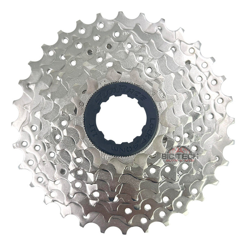 Pacha 8 Velocidades Sunrace M66 11-32 Cassette Ruta/ Mtb - Plateado - 11 - 32