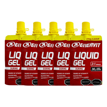 Gel Hidratante Liquid Enervit 60ml X 5 Unidades Limón