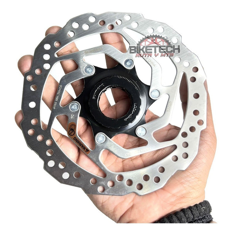 Disco Centerlock - Rotor Shimano Rt10 De 160mm Gris
