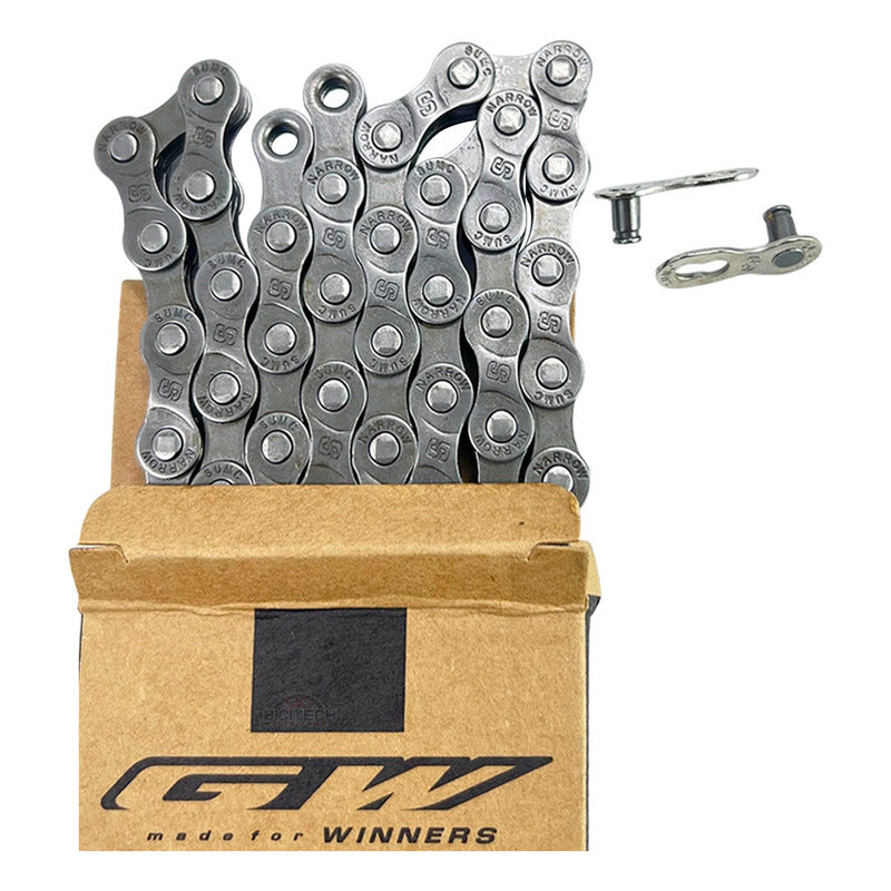 Pacha De Rosca 7 Vel. Sunrace M300 14-34 Mtb + Cadena Gw S51 Negro Bronce 14 34