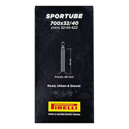 Neumático Ruta Pirelli Sportube Gravel 700x32/40c Fv 48mm Presta