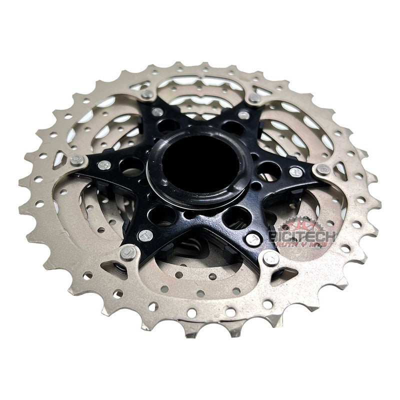 Pacha De 10 Velocidades Sunrace Rs1/ 11-32 Cassette Ruta - Plateado - 11 - 32