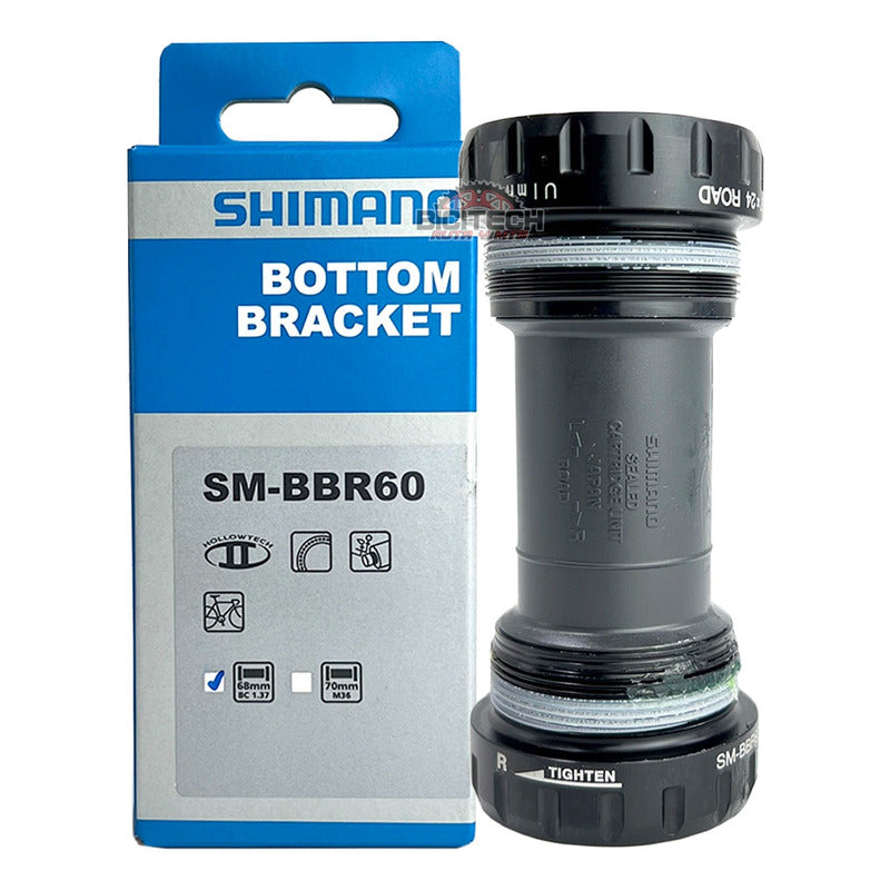 Eje Centro Shimano Ultegra Ruta Cartucho Caja Pedalier Bbr60