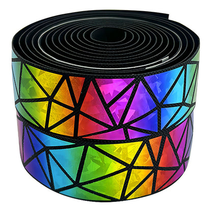 Cinta Manubrio Bicicleta Ruta Gw Dazzling Triangle Tornasol Pu + Eva