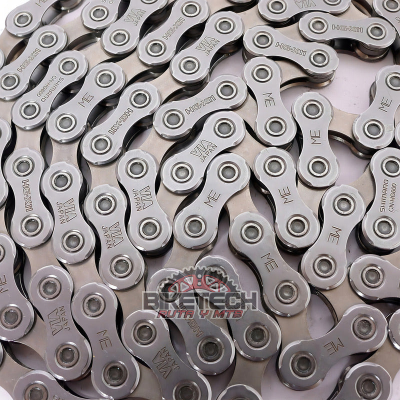 Cadena Bicicleta Mtb Shimano Hg601 126 11 Velocidades Avant Plateado