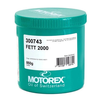 Grasa Motorex Fett 2000 850ml Verde Bicicleta Calcio Resistente Agua