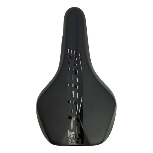 Sillín Antiprostático Spark Negro Con Gel Para Bicicleta Ruta O Mtb 155mm 26.5 Cm 15.5 Cm