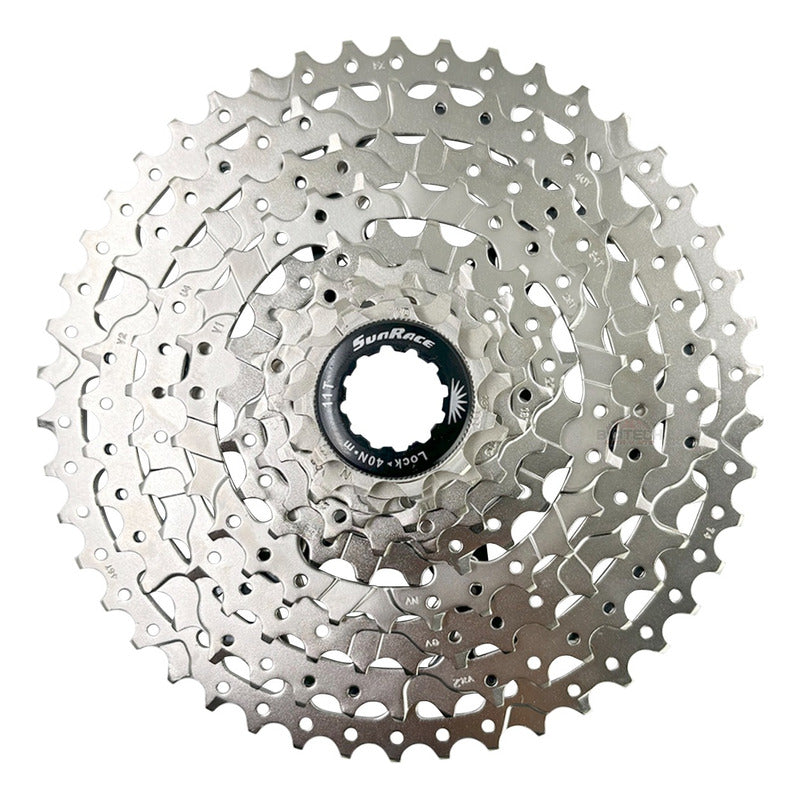 Pacha Cassette 9 Velocidades Sunrace M983 11-46 Mtb - Plateado - 11 - 46