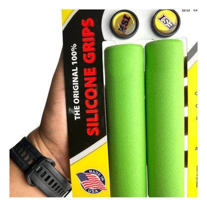 Mangos De Bicicleta Esi Grips Extra Chunky Verde Mtb