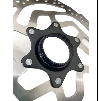 Disco Rotor De Freno Shimano Rt10 180mm Center Lock Color Plateado Plata