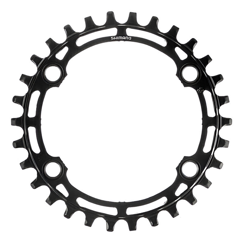 Plato Coronilla Shimano M5100 96bcd Asimétrico 30t 10v 11v Negro