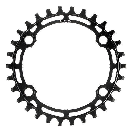 Plato Coronilla Shimano M5100 96bcd Asimétrico 30t 10v 11v Negro