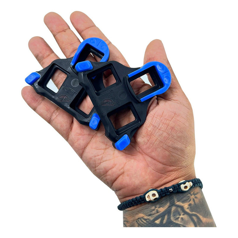 Calas Chocles Para Ruta Shimano Sh12 Azul