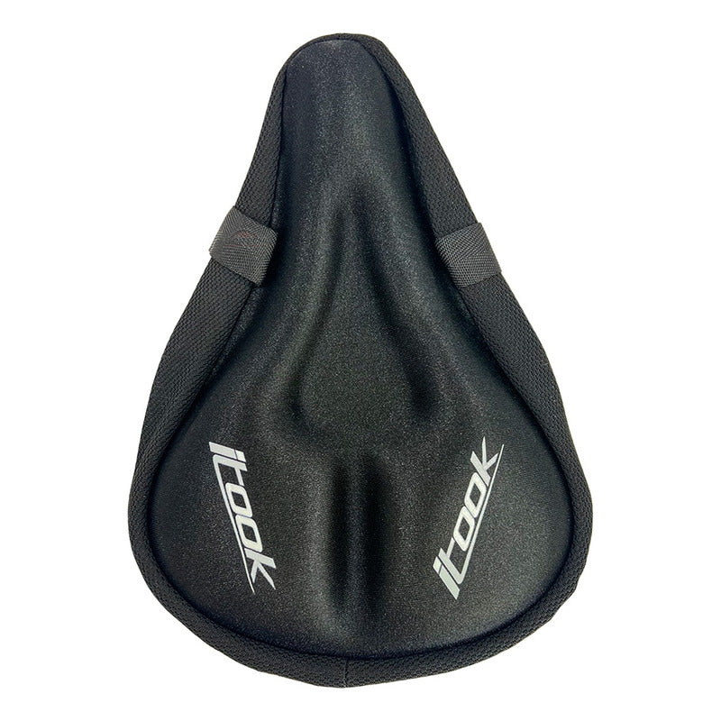 Forro Protector Sillín Bicicleta Itook Gel Extra Cómodo  Negro Estandar