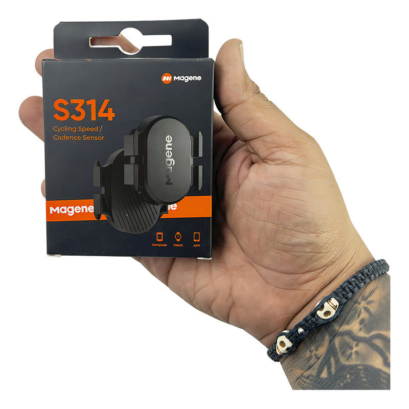 Sensor De Velocidad O Cadencia Magene S314 Bluetooth Ant+ Ciclismo Negro