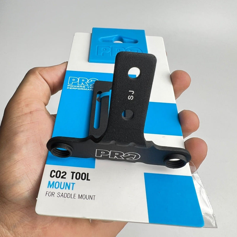 Montura De Sillín Para Inflador Co2 Pipetas Y Neumático Negro