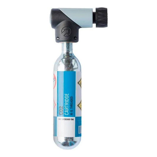 Inflador Manual Pro Co2 Micro Aluminio Para Bicicletas Speed O Mtb Transparente