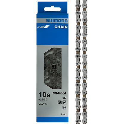 Cadena 10 Velocidades Shimano Hg54 Deore Tiagra Ruta Y Mtb Gris