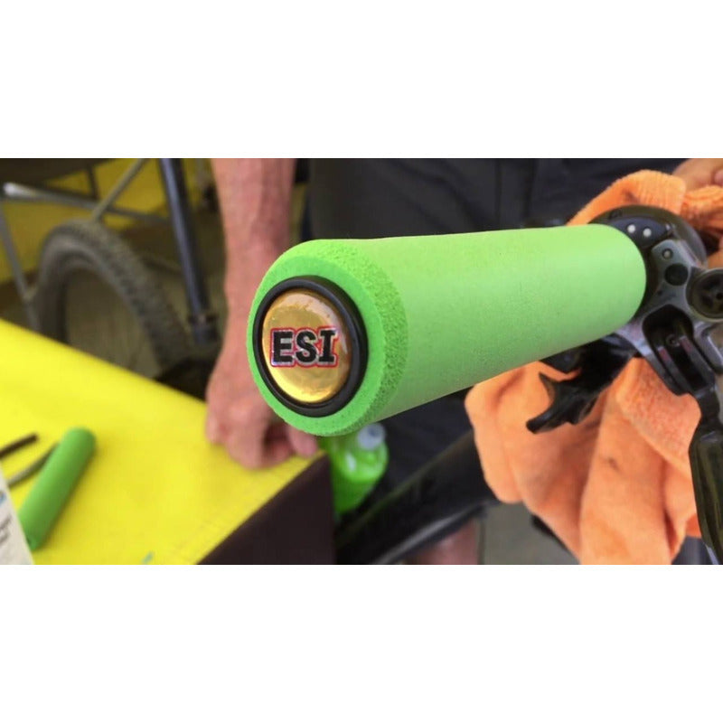 Mangos De Bicicleta Esi Grips Extra Chunky Verde Mtb