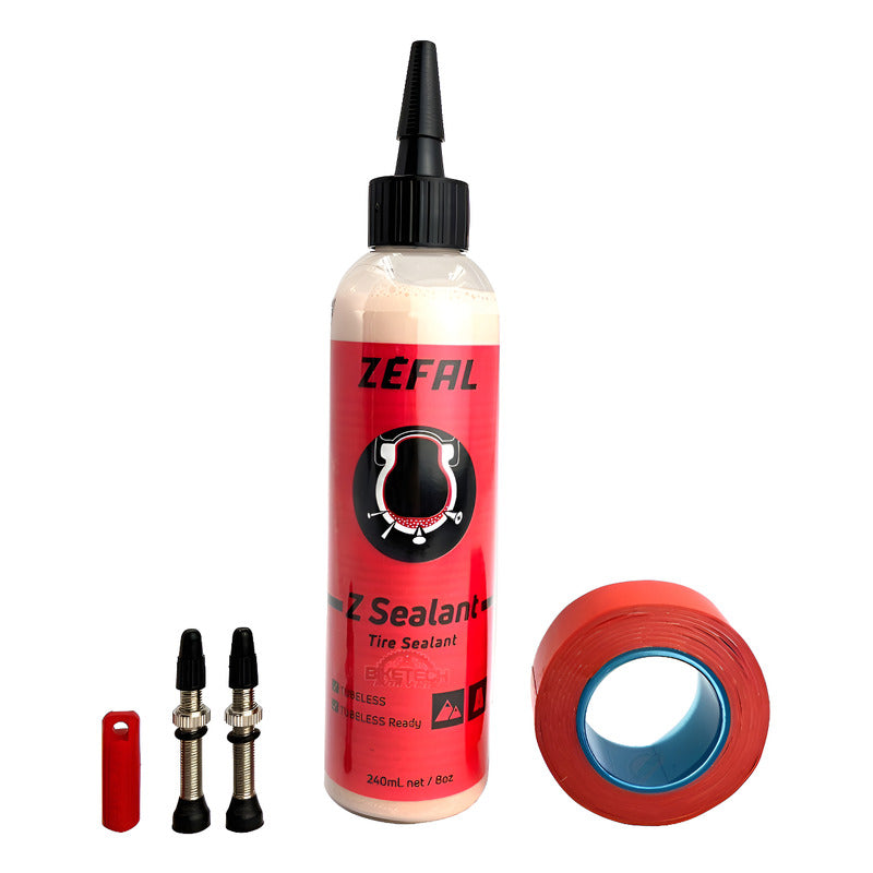 Kit Conversión Tubeless Zefal Bicicleta Mtb Negro