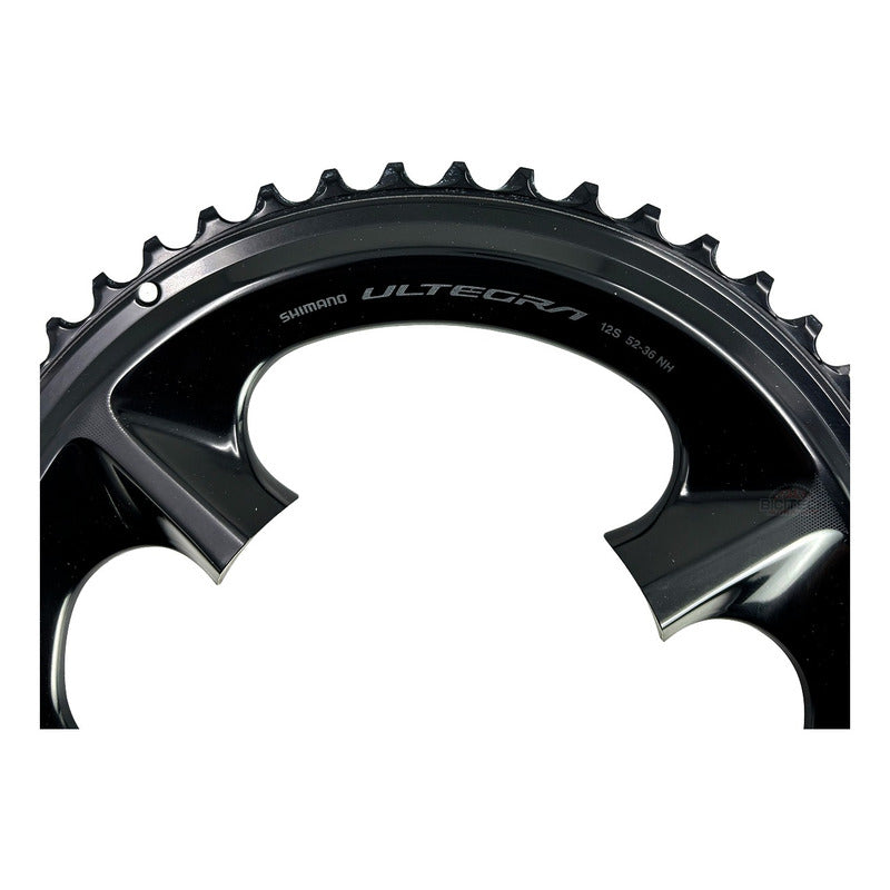 Coronilla Biplato Ruta Shimano Ultegra R8100 52t 2x12 Negro 52