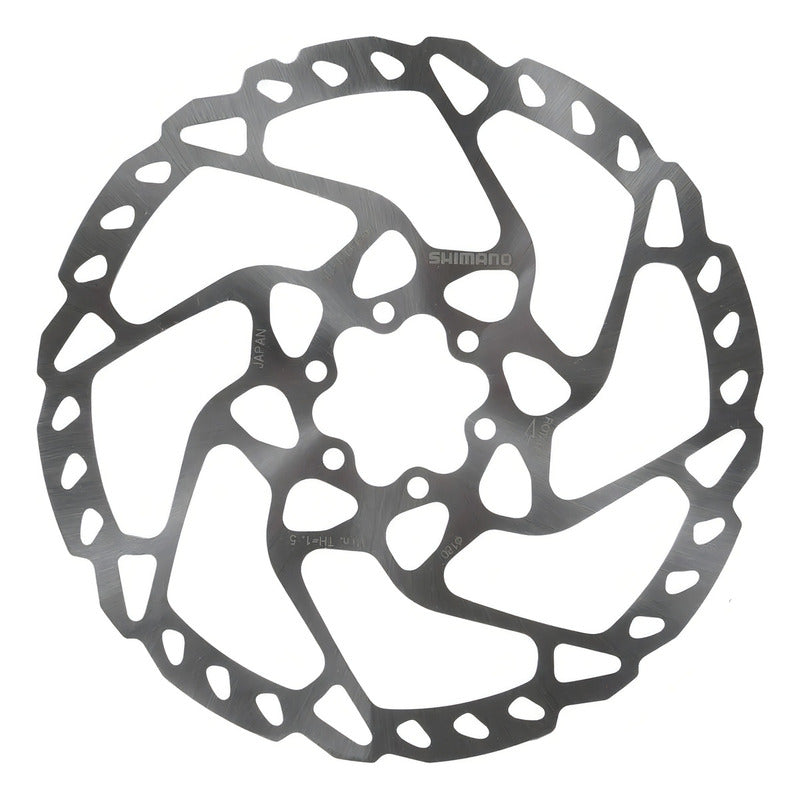 Disco Rotor Shimano 6 Tornillos Sm-rt66 De 180mm Slx/deore Plateado Plata
