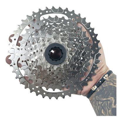 Pacha Cassette 9 Velocidades Sunrace M980 11-40 Plateado Bicicleta Mtb