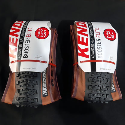 Llanta De Bicicleta 29 X 2.20 Kenda Booster Cara Café Mtb Color Negro/café