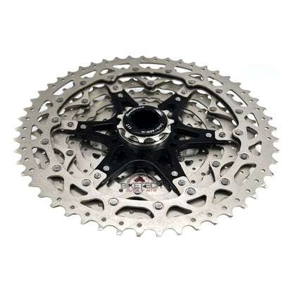 Combo 10v Pacha Sunrace 11-51 Cassette + Cadena Shimano Hg54 11 51 Gris