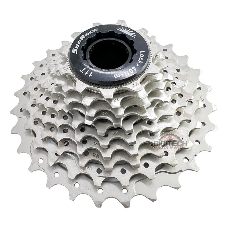 Pacha 10 Vel Sunrace Rs1 Bicicleta D Ruta Compatible Shimano