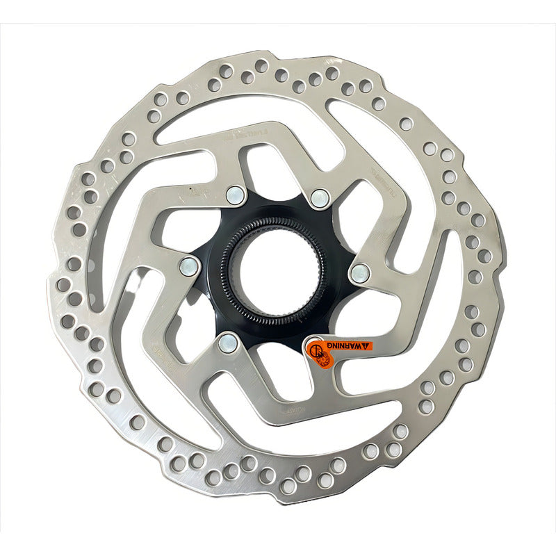 Disco Rotor De Freno Shimano Rt10 180mm Center Lock Color Plateado Plata