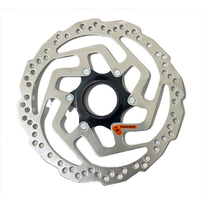 Disco Rotor De Freno Shimano Rt10 180mm Center Lock Color Plateado Plata