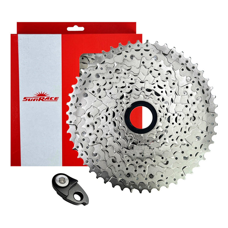 Pacha Cassette Sunrace 10v Csms2 Mtb 11-51 Extensión De Uña 11 51 Cromado