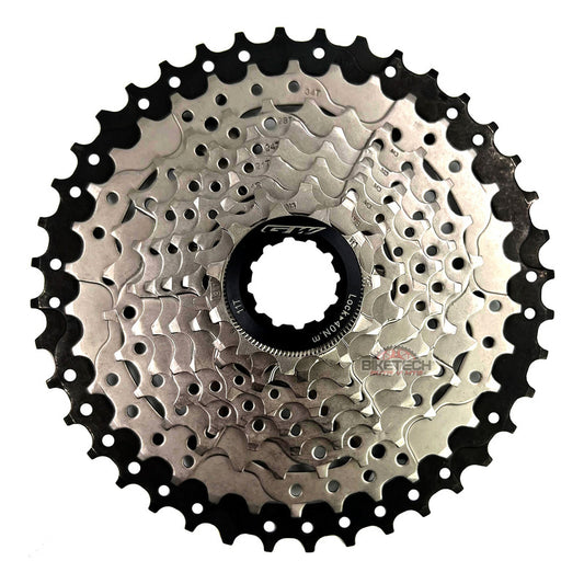 Combo 9v Pacha Gw 11-42 Cassette + Cadena Kmc Z9 Mtb Gris 11 42