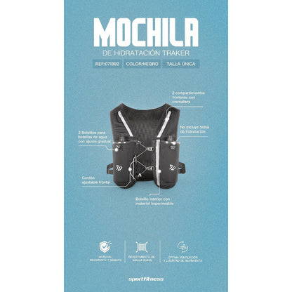 Chaleco Mochila De Hidratacion Running Trail Traker Sportfit