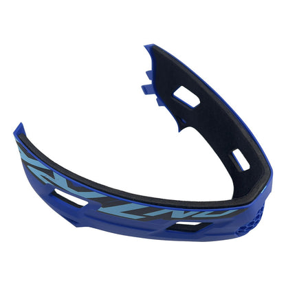 Casco Para Niños Ontrail Racer Negro Azul M Bicicross Negro/azul