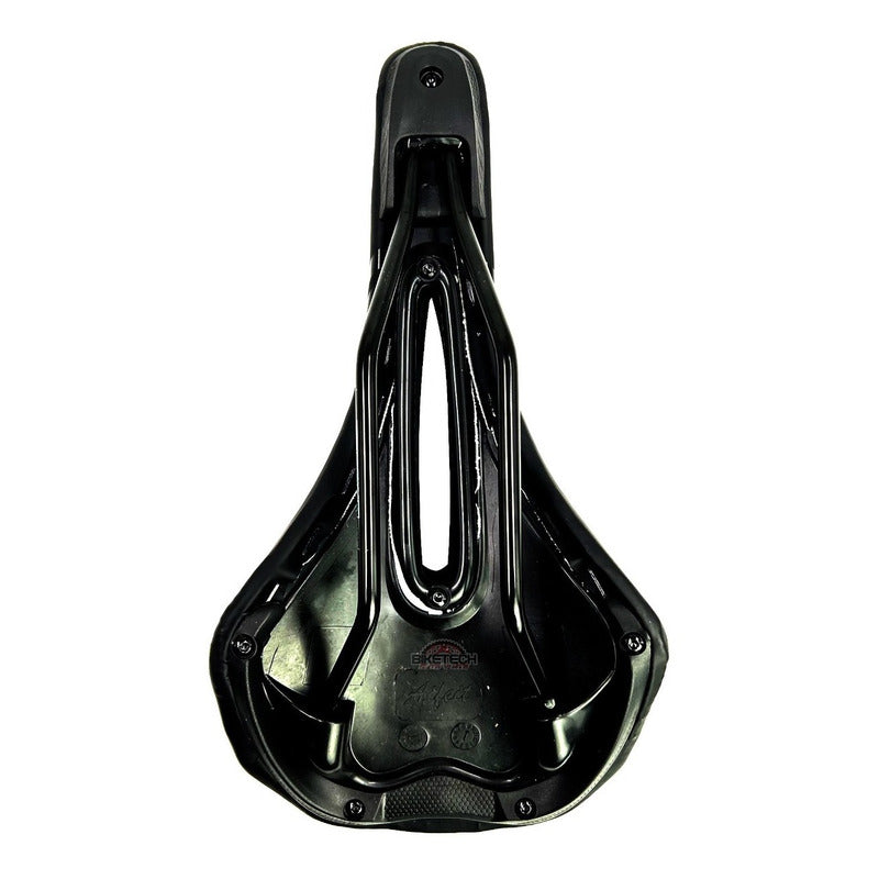 Sillín Para Bicicleta Spark Confort Pro 155 Extra Acolchado Negro 27.5 Cm 15.5 Cm