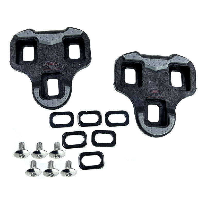 Calas Chocles Gw Zp-110 Compatibles Con Pedales Spd De Ruta Negro/gris