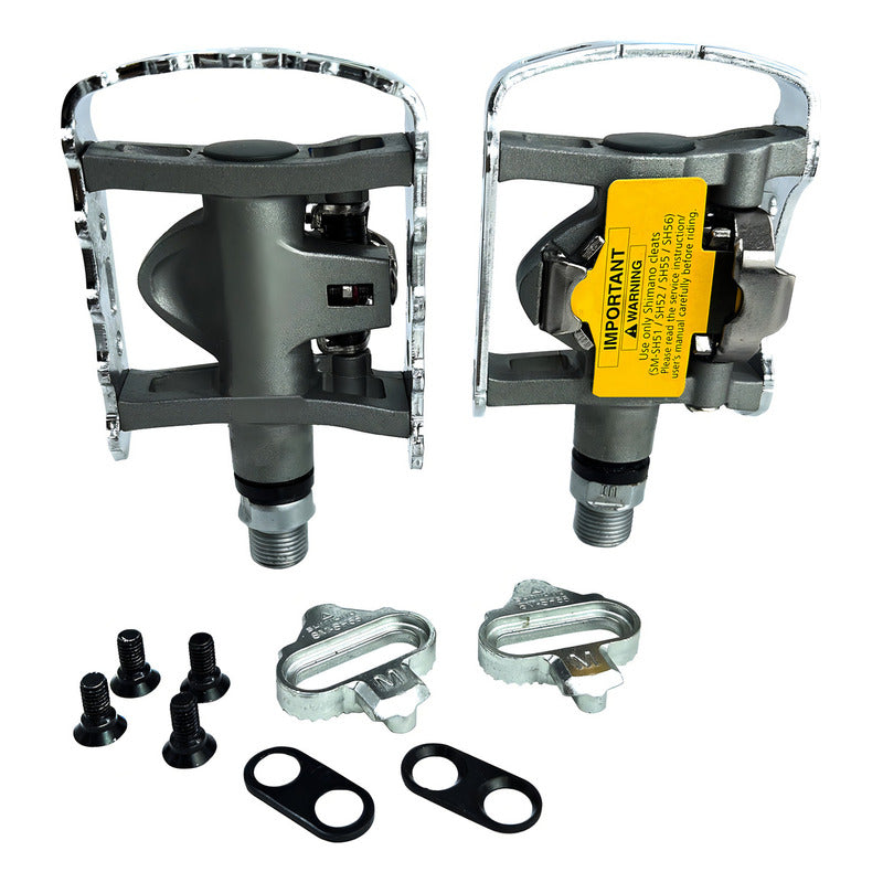 Pedal Shimano Spd M324 Trabas O Calas Automáticos Dobles Mtb