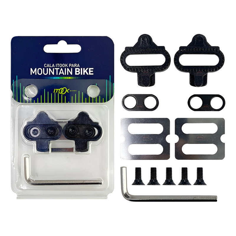 Calas Chocles Bicicleta Mtb Itook Spd Para Shimano Negro