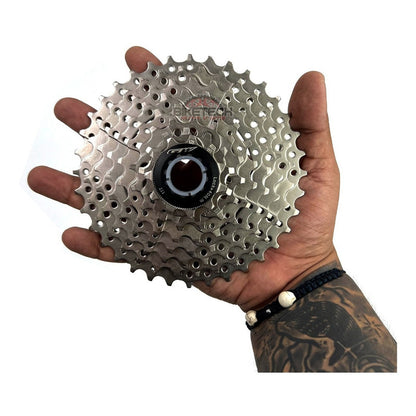 Pacha De 8 Velocidades Gw 11-36 Casette 8v Para Mtb Gris