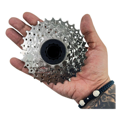 Pacha De 9 Vel. Sunrace M96 Cassette Ruta Compatible Shimano
